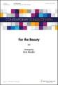 For the Beauty SATB choral sheet music cover